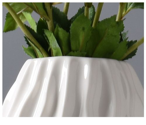 创意欧式客厅餐厅软装白釉陶瓷花瓶四件套 创意北欧家具陶瓷饰品